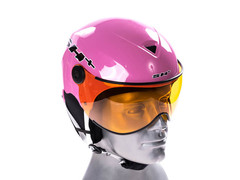 Kask narciarski SH+ Pads Junior Visor Fucsia