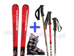 Zestaw ROSSIGNOL PMC 2000 + AXIUM 100 ZIP2 + buty + kijki 2009