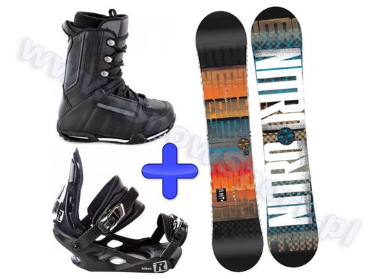 Zestaw deska Nitro Prime Headline + wiązania Raven S-200 + buty Raven Explorer 2013