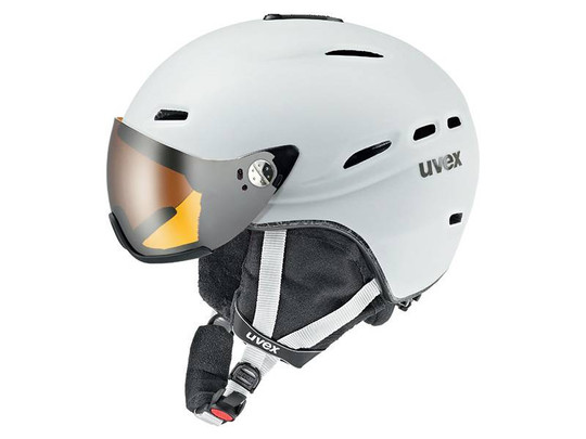 Kask z przyłbicą szybą Uvex Hlmt 200 White Mat 2018