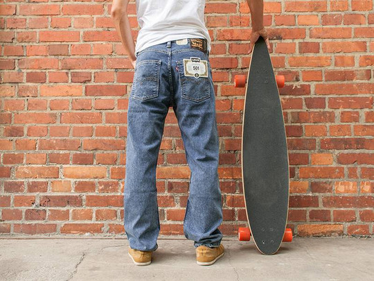 Spodnie Levis 501 Wallenberg Skateboarding Collection F/W 2017 (35747-0001)