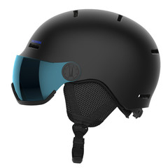 Kask z przyłbicą szybą Salomon Orka Visor Blk/Un FLS Blue 2024