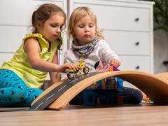 Deska równoważna KidiBoard balansująca do ćwiczeń sensomotorycznych dla dzieci Balance Board Road