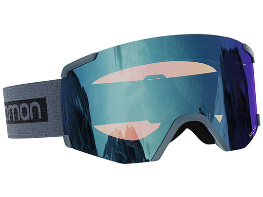 Gogle Salomon S/VIEW Black Brand/Unversal Mid Red L41153100 2021