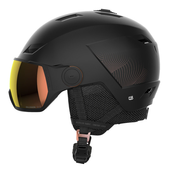 Kask z przyłbicą szybą Salomon Icon LT Visor Photo Bk PG/Un 2024