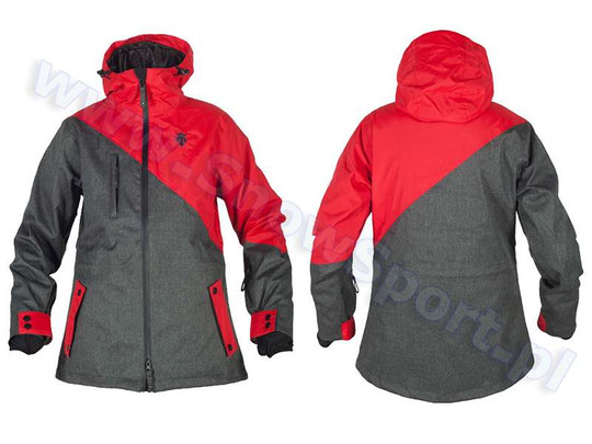 Kurtka Majesty Skadi Lady Graphite Red 2015