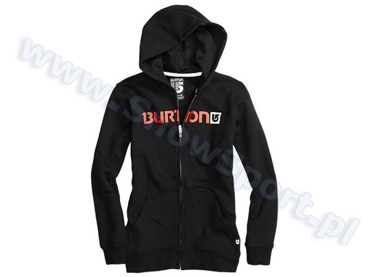 Bluza Burton Logo Vert FZ True Black 2012