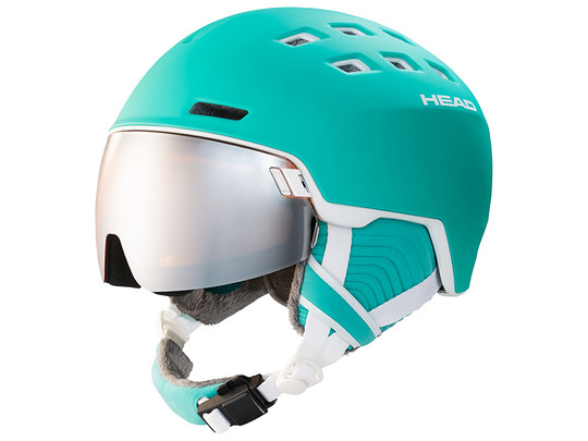 Kask z przyłbicą szybą HEAD Rachel Turquoise 2020