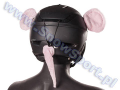 Akcesoria na kask - uszy i ogon - Ski Fix - Mouse Pink 2018