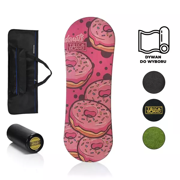 Zestaw Trickboard Donut z atestem + dywan do wyboru